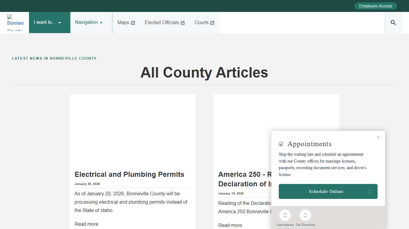 County News Bonneville County