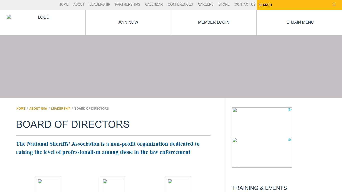 Board of Directors NATIONAL SHERIFFS’ ASSOCIATION